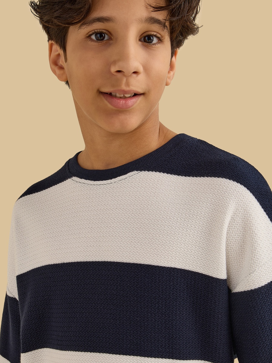 Striped Cotton T-Shirt