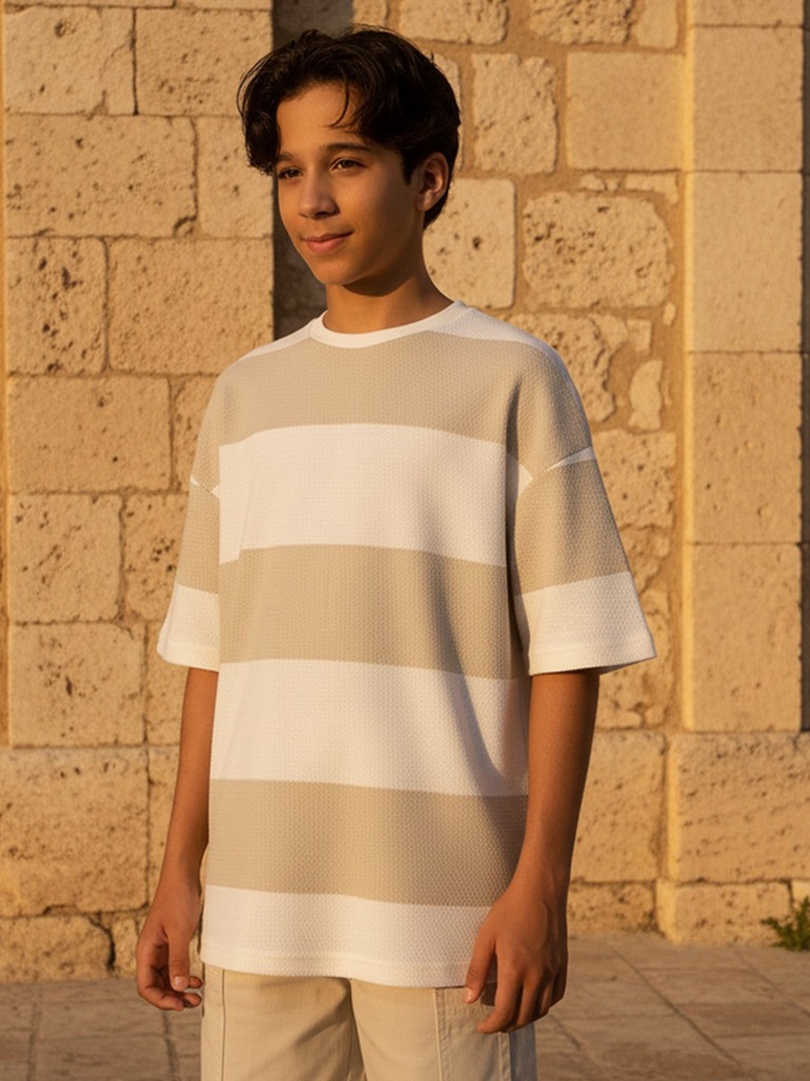 Striped Cotton T-Shirt