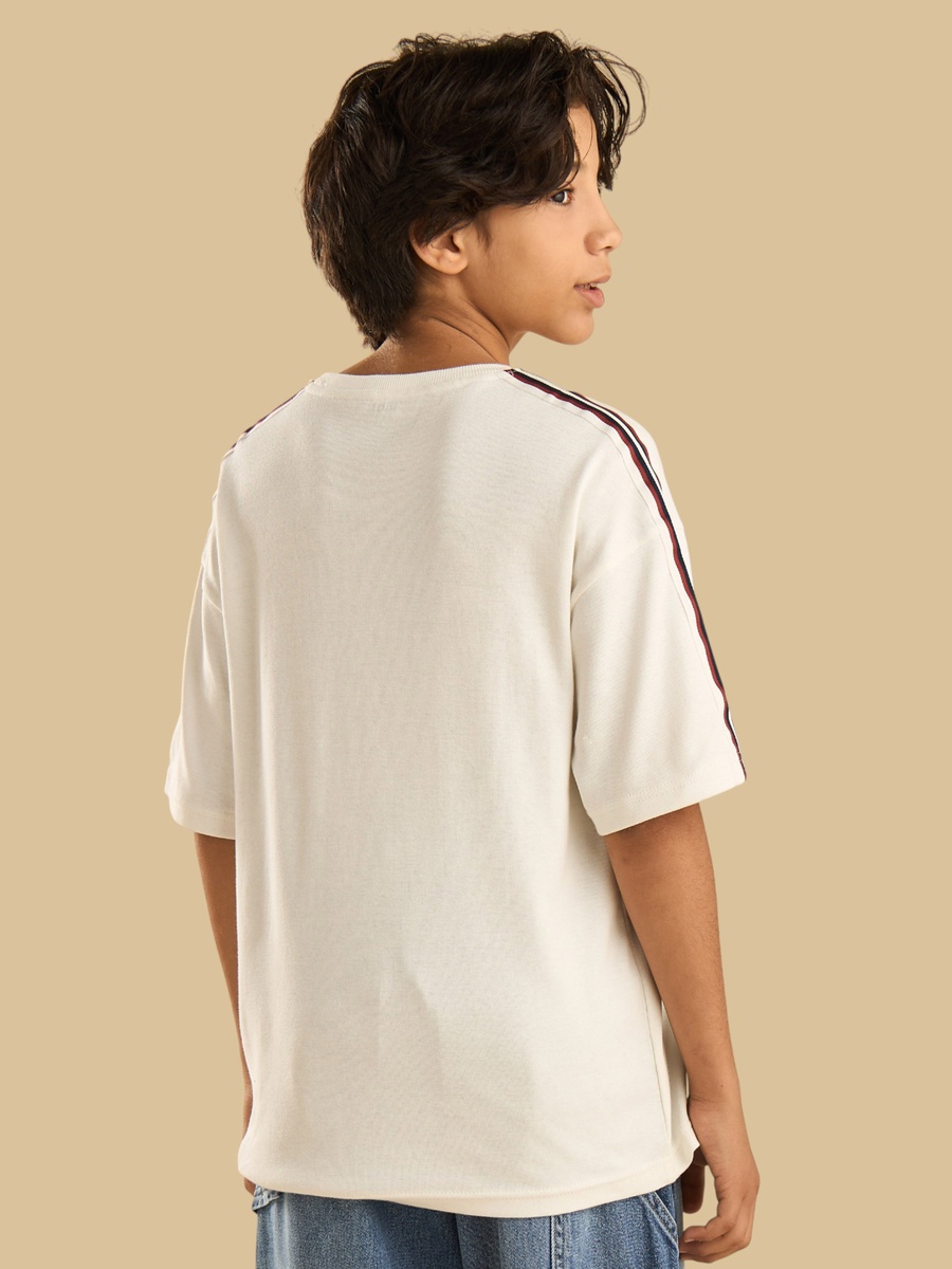 Brooklyn Embossed Cotton T-Shirt