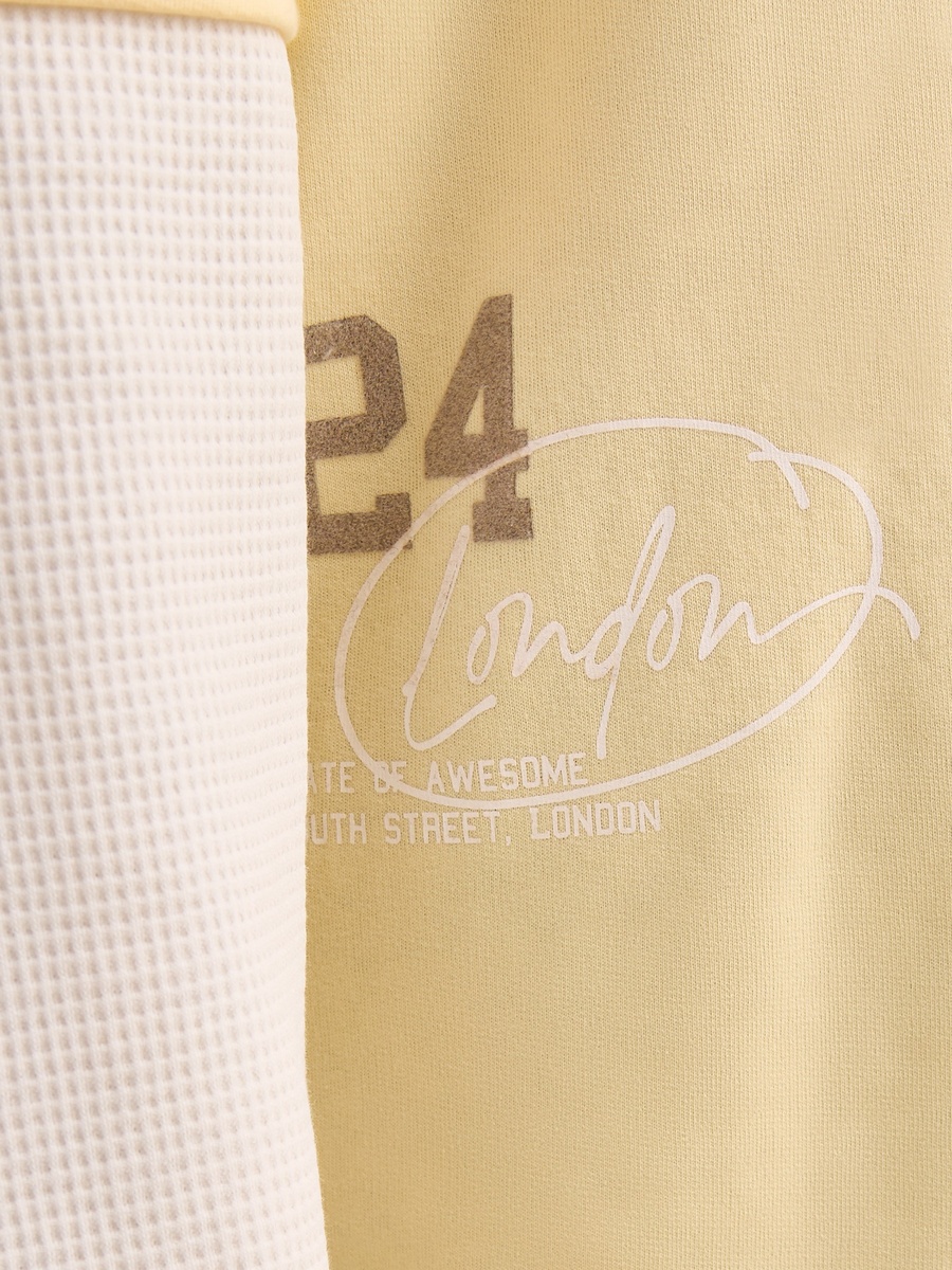 Slogan Print Cotton T-Shirt