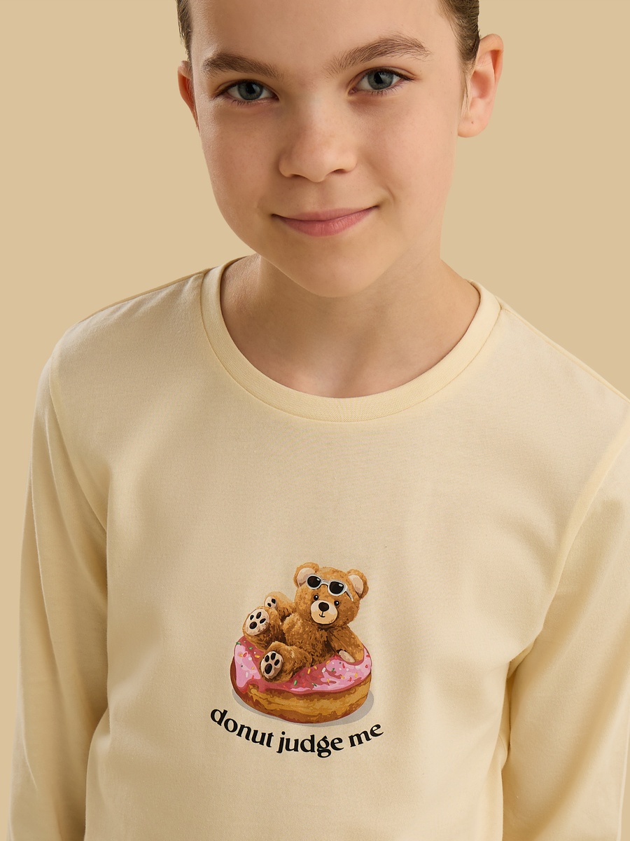 Teddy Bear Print T-Shirt