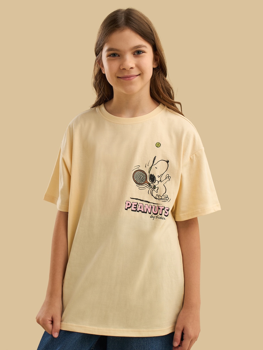 Snoopy Print Oversized T-Shirt