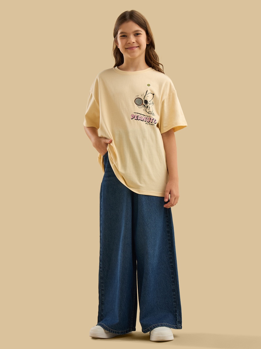 Snoopy Print Oversized T-Shirt