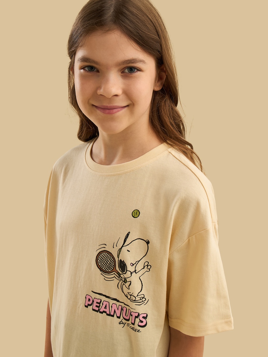 Snoopy Print Oversized T-Shirt