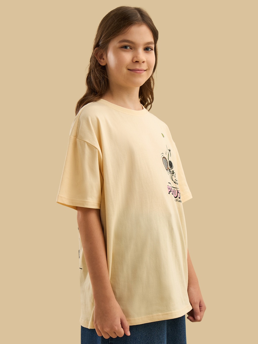 Snoopy Print Oversized T-Shirt