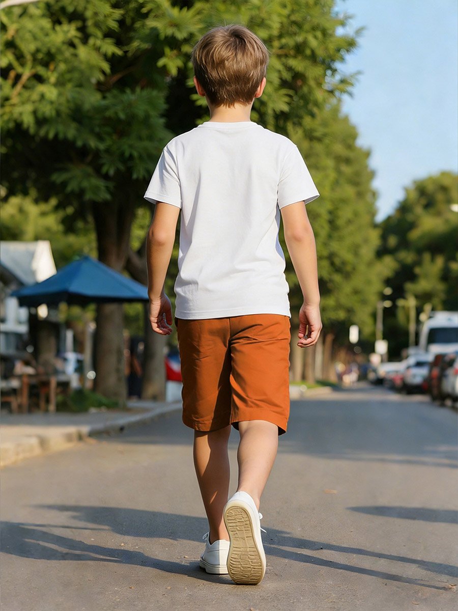 Boys Tropical Graphic Print T-Shirt and Shorts Set