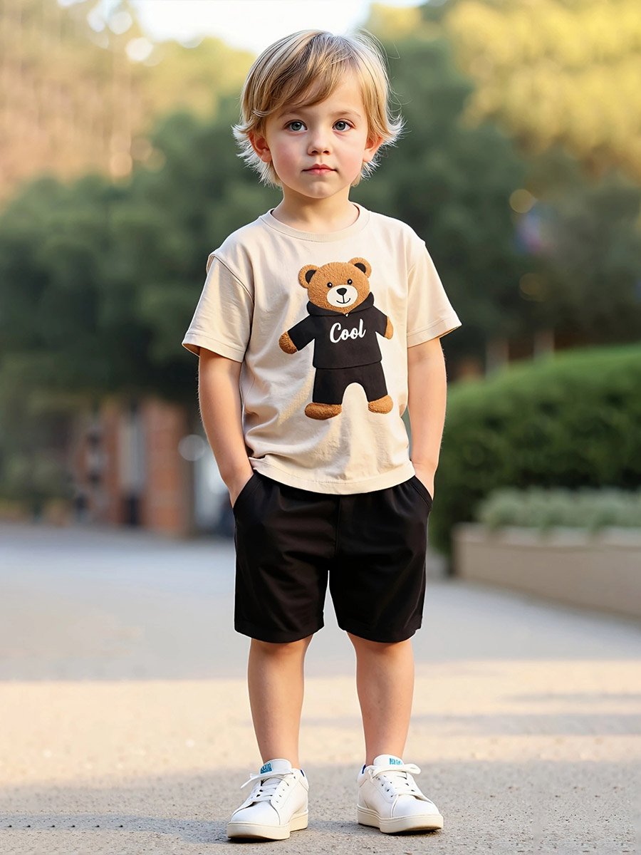 Boys Graphic T-Short and Shorts Set