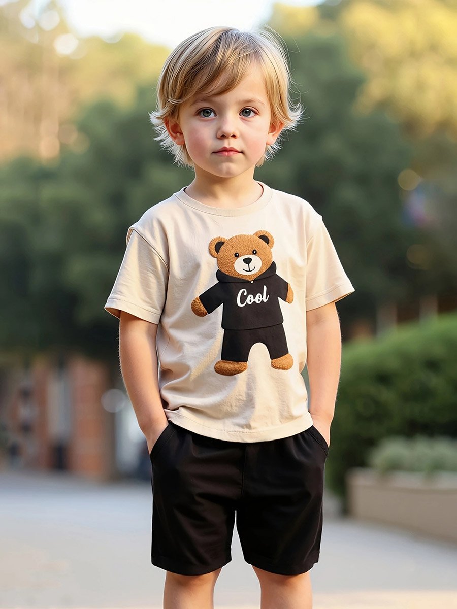 Boys Graphic T-Short and Shorts Set