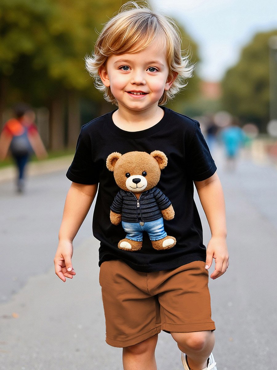 Boys Graphic T-Short and Shorts Set