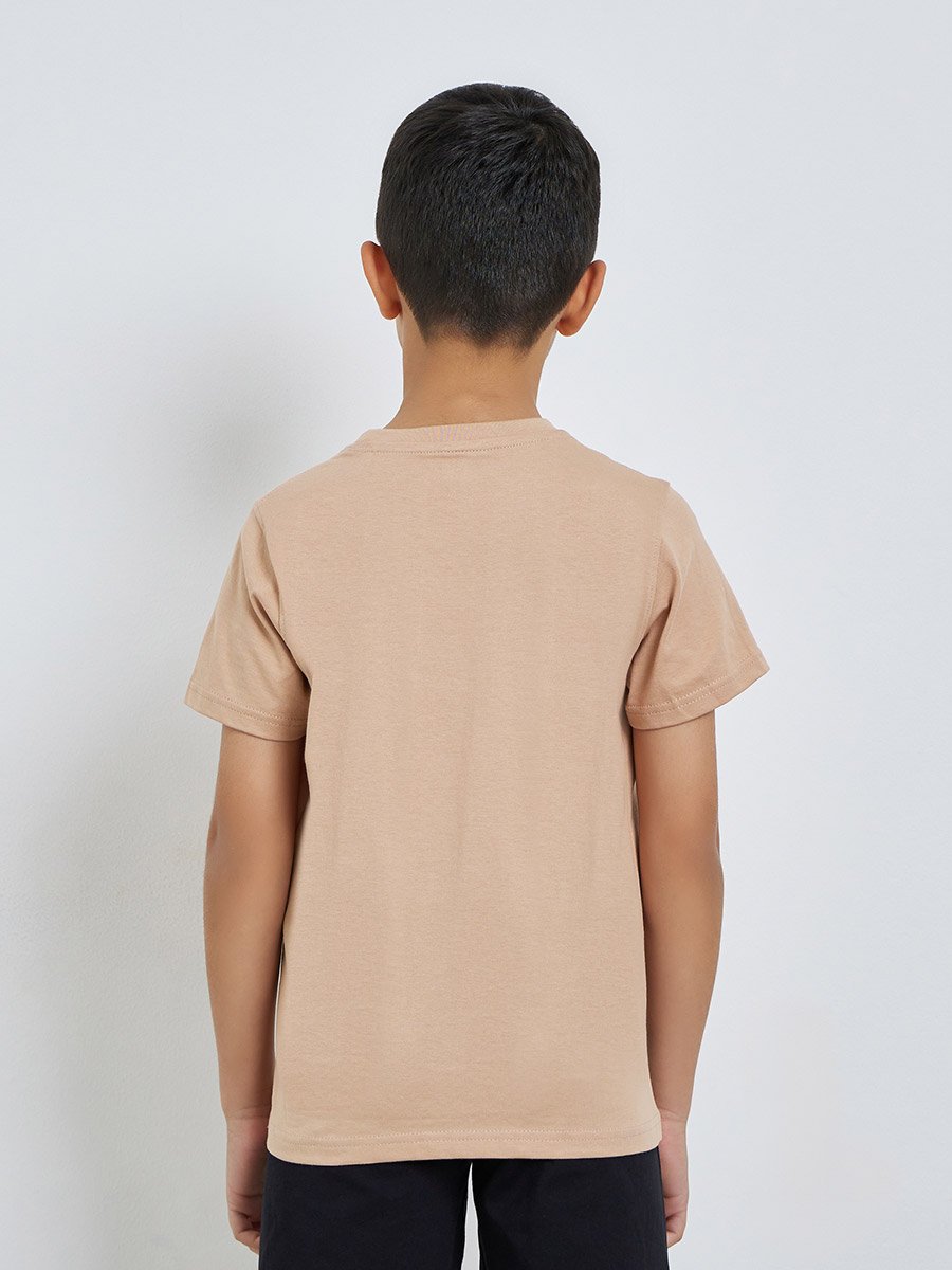 Teen Boys Graphic Print Cotton T-Shirt