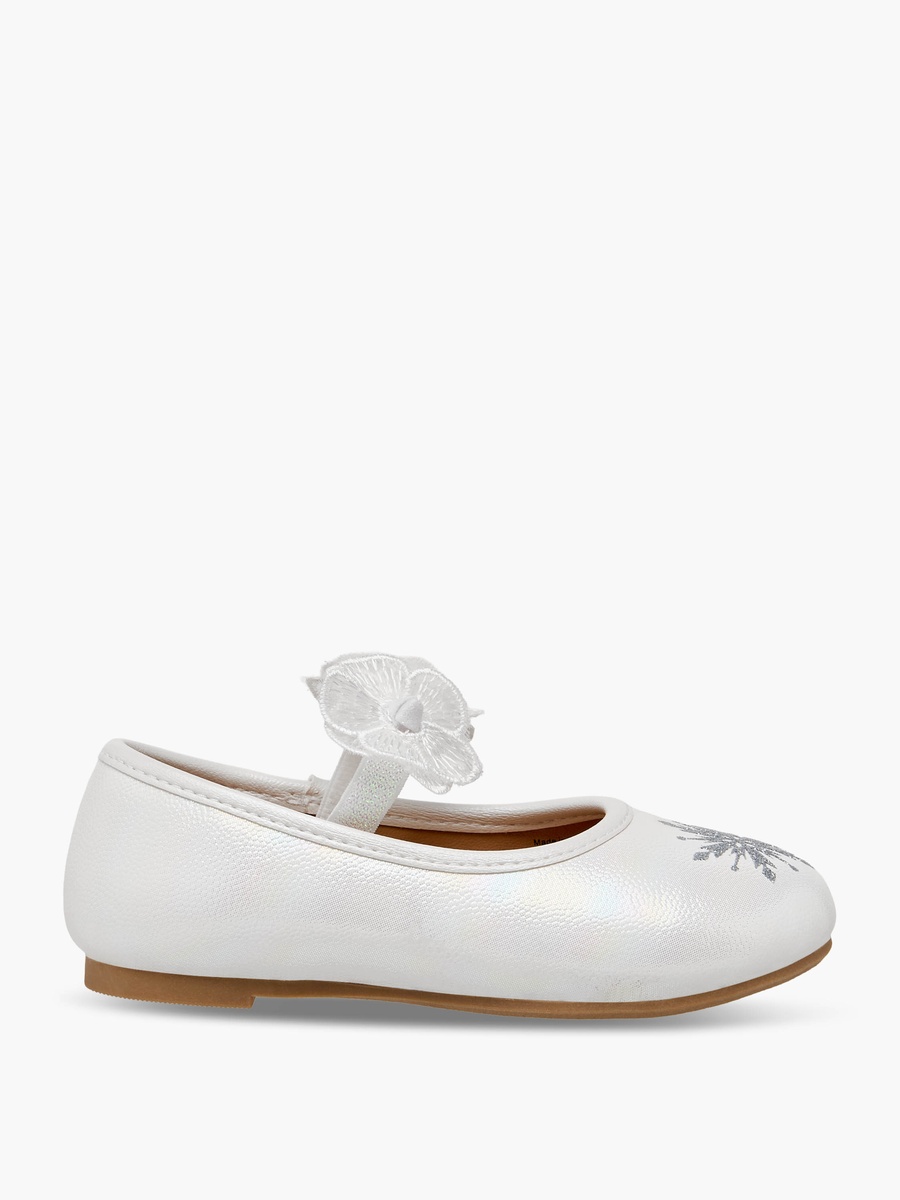 Frozen Snowflake Print Ballerina Shoes