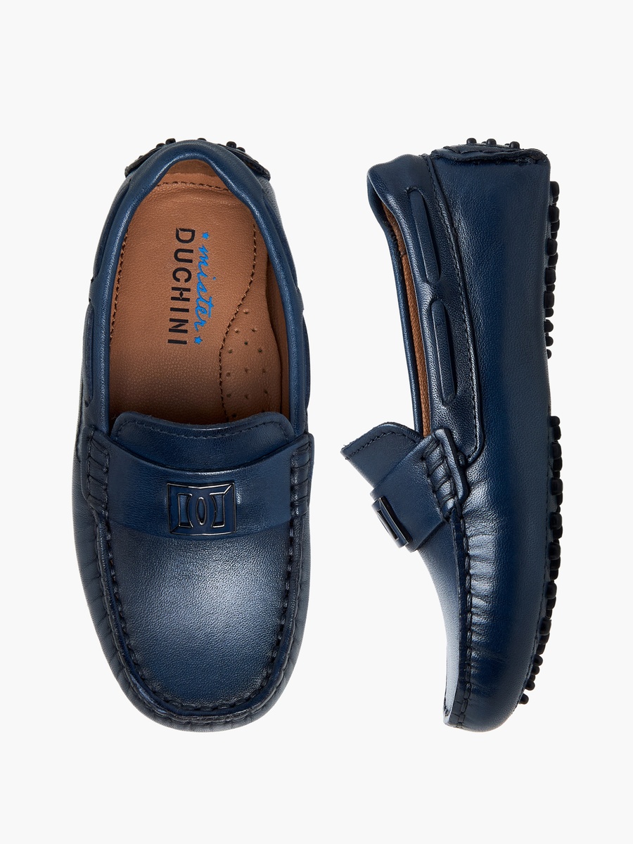 Leather Slip-On Moccasins