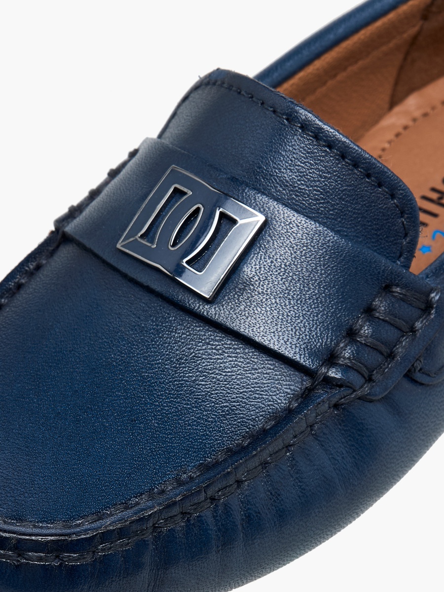 Leather Slip-On Moccasins