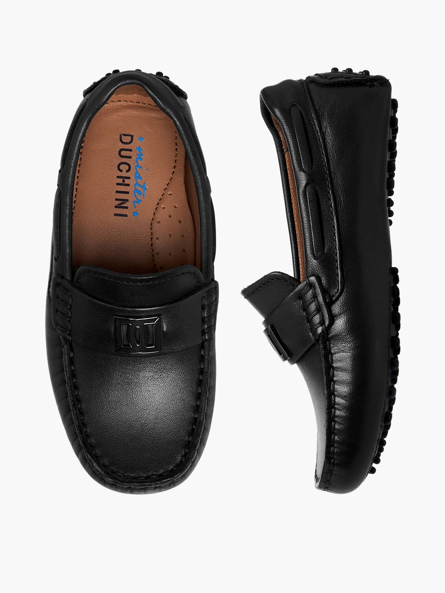 Leather Slip-On Moccasins