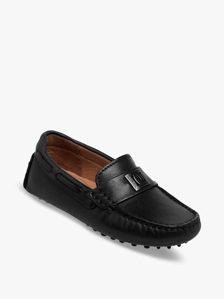 Leather Slip-On Moccasins