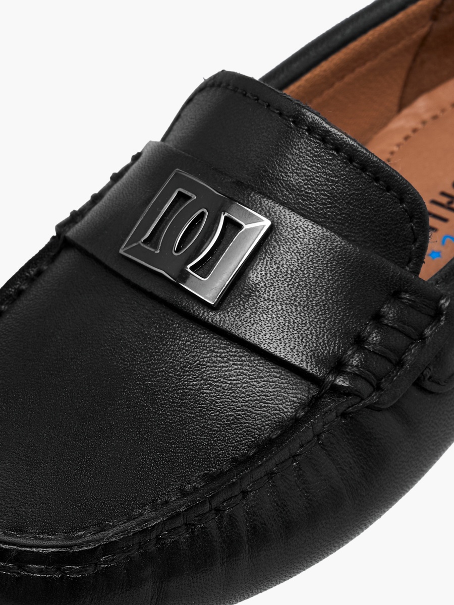 Leather Slip-On Moccasins