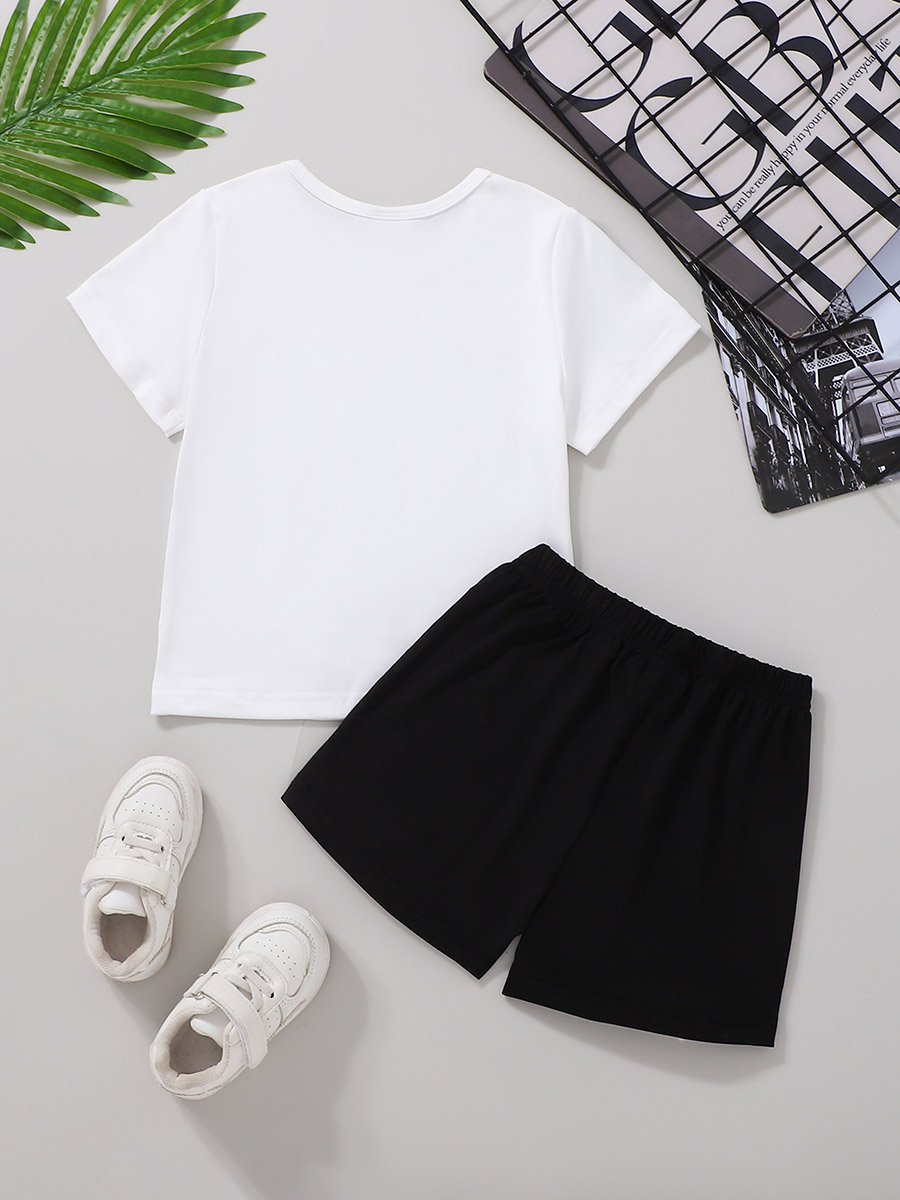 Boys Los Angeles Graphic T-Shirt and Shorts Set
