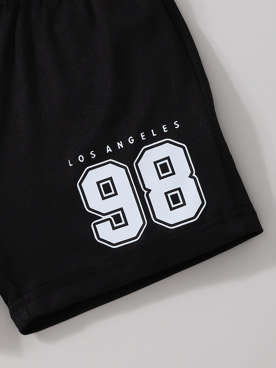 Boys Los Angeles Graphic T-Shirt and Shorts Set
