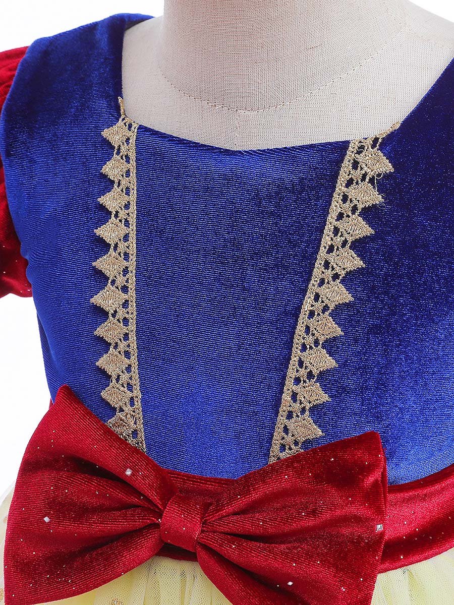 Girls Embellished Snow White Princess Dress