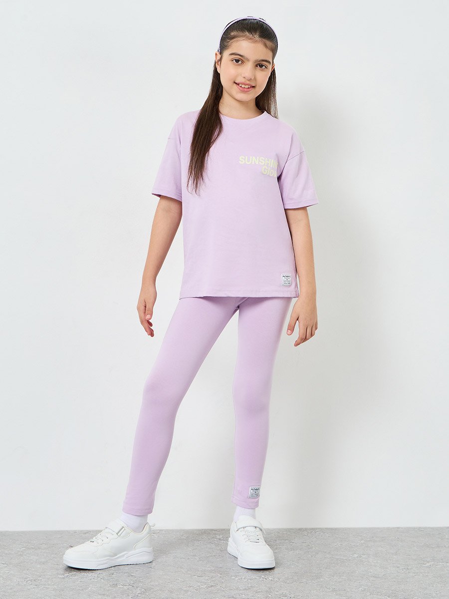 Teen Girls Graphic T-Shirt and Leggings Set