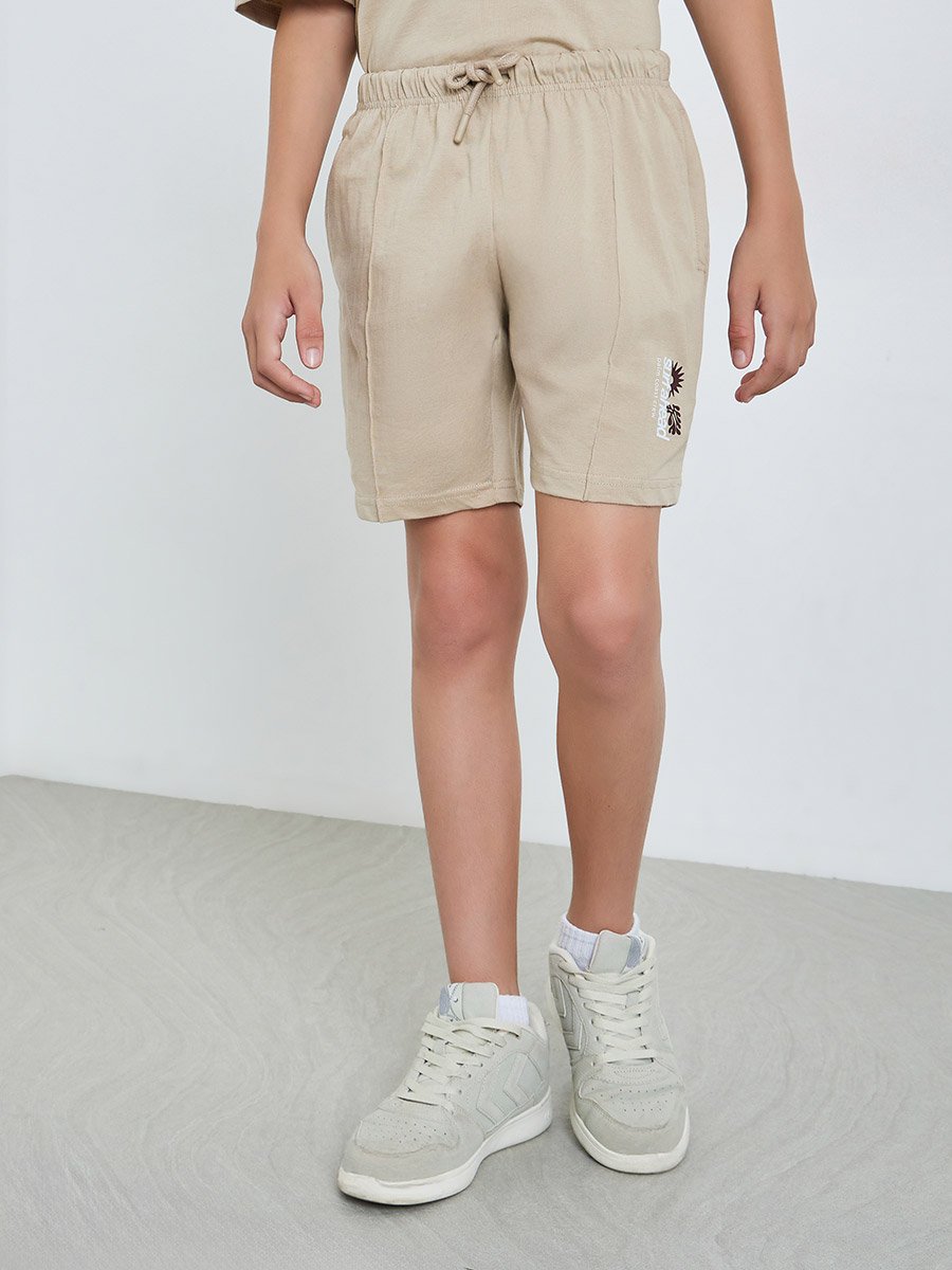 Teen Boys Graphic Oversized T-Shirt and Shorts Set