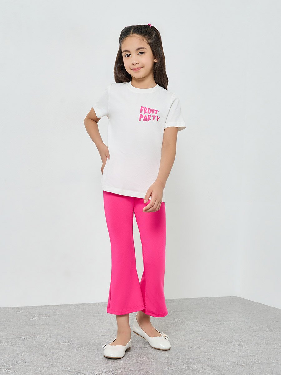 Pack of 3 - Girls Flared Leggings