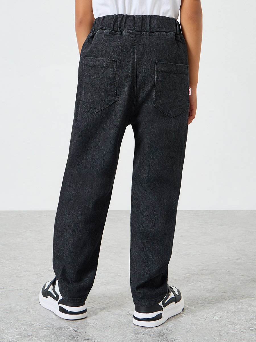 Boys Cotton Pull-On Jeans