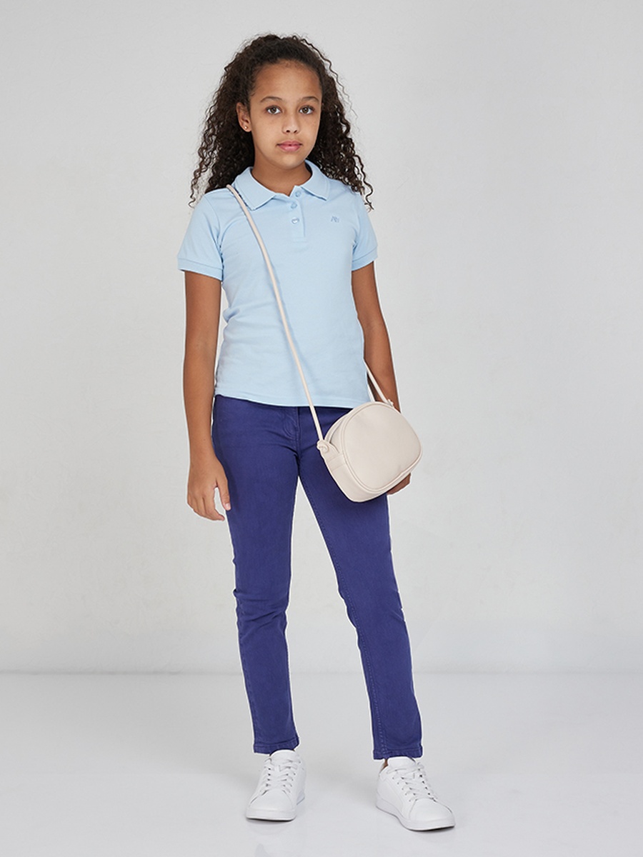 Girls Slim Fit Cotton Jeans