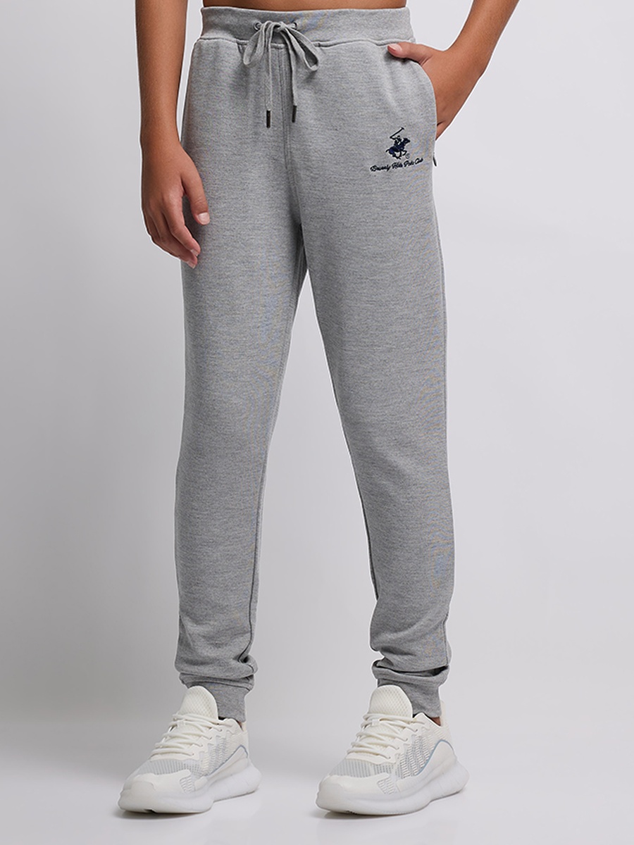 Boys Cotton Cuffed Joggers