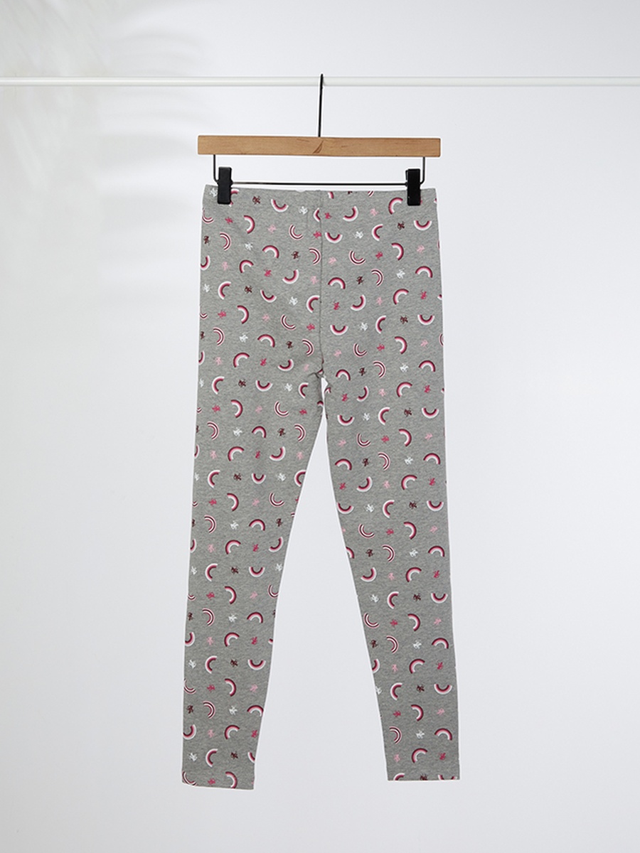 Girls All Over Logo Print Leggings