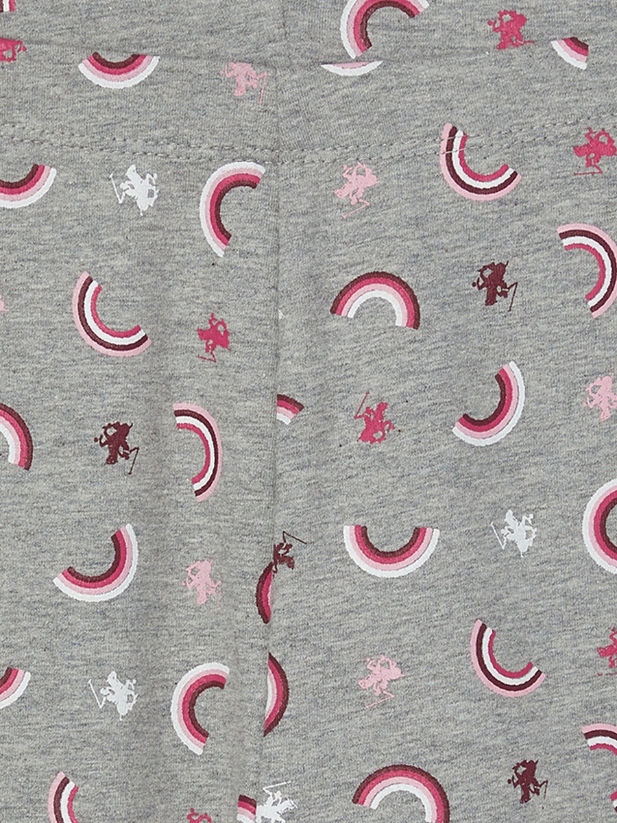 Girls All Over Logo Print Leggings