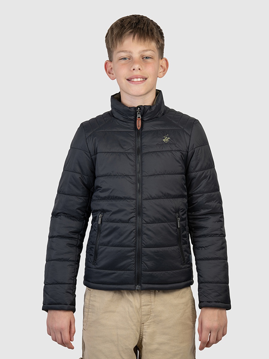 Boys Zip-Through Puffer Jacket