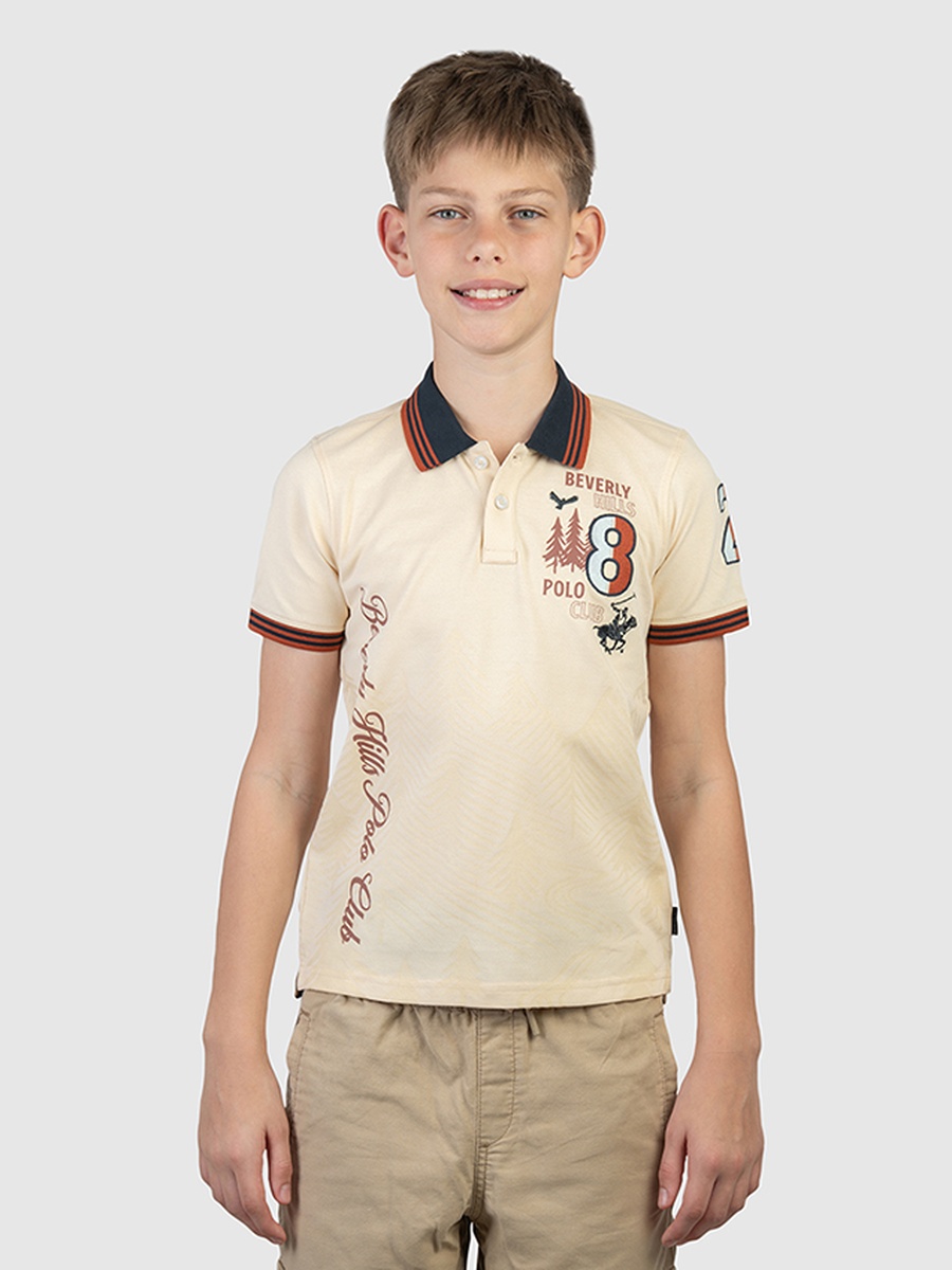 Boys Logo Detail Polo T-Shirt