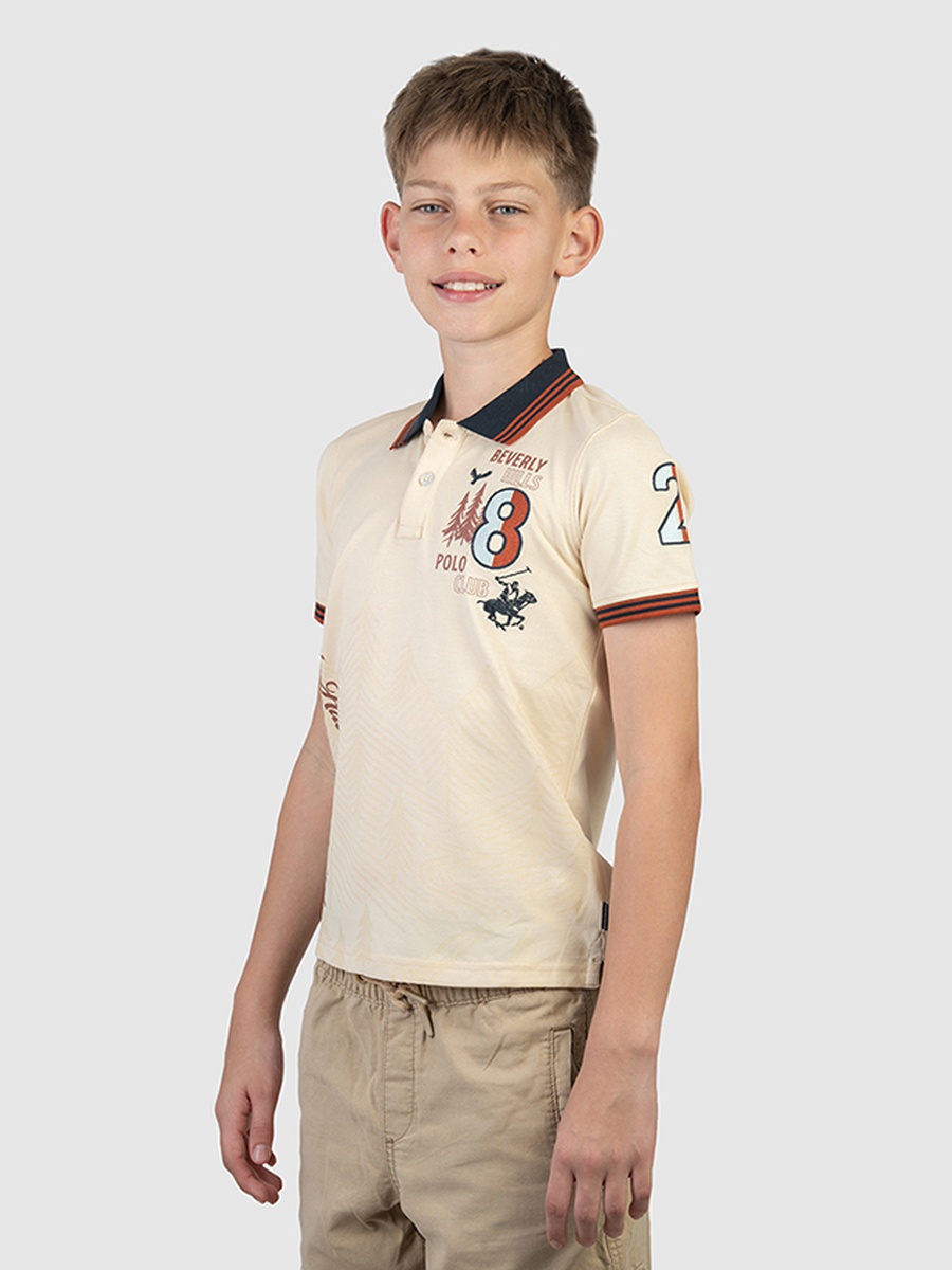 Boys Logo Detail Polo T-Shirt