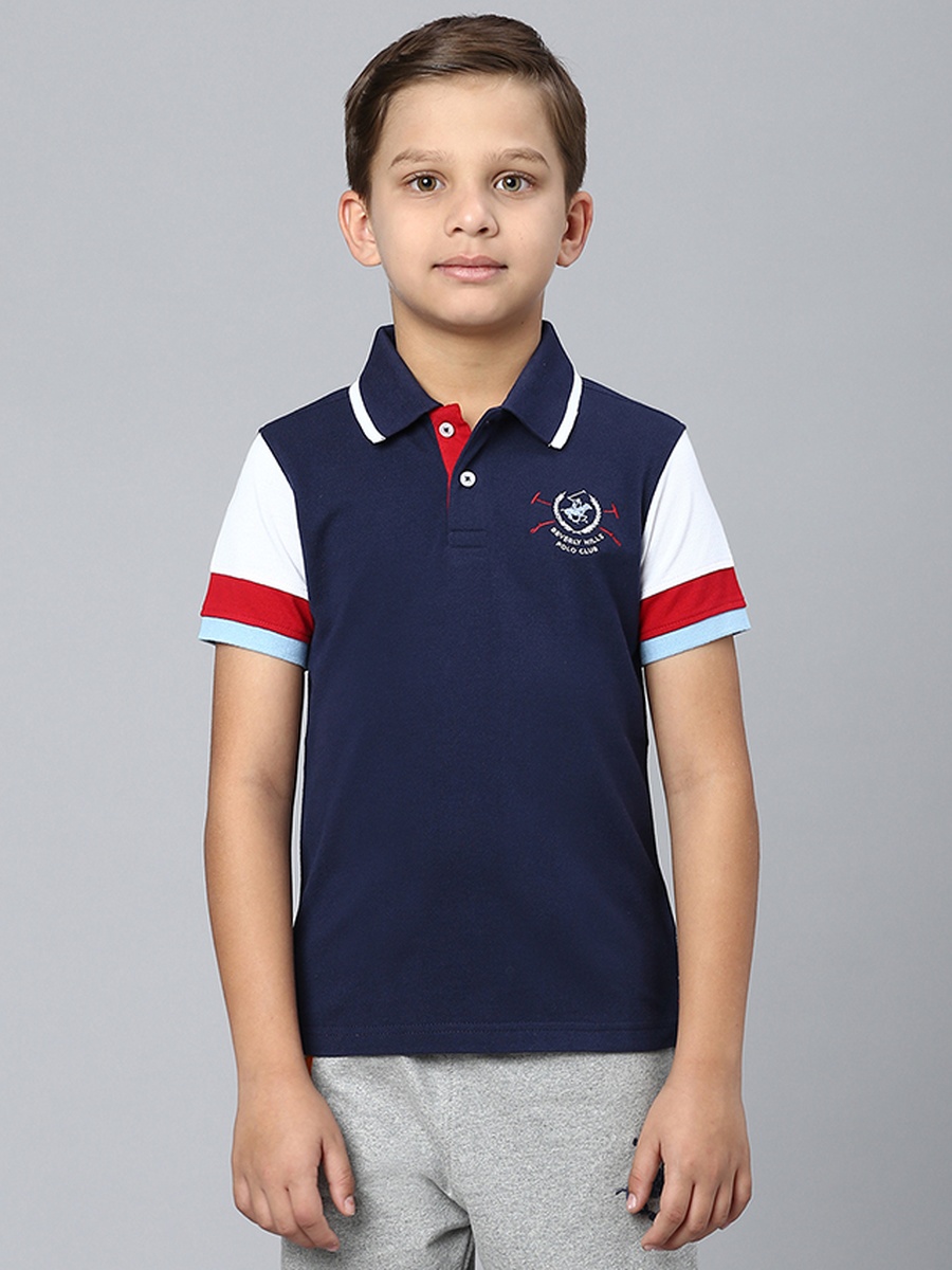 Boys Logo Detail Polo T-Shirt