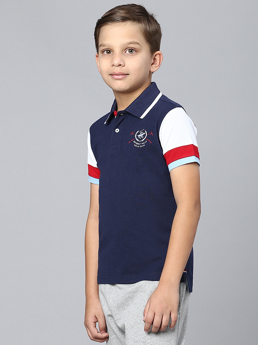 Boys Logo Detail Polo T-Shirt