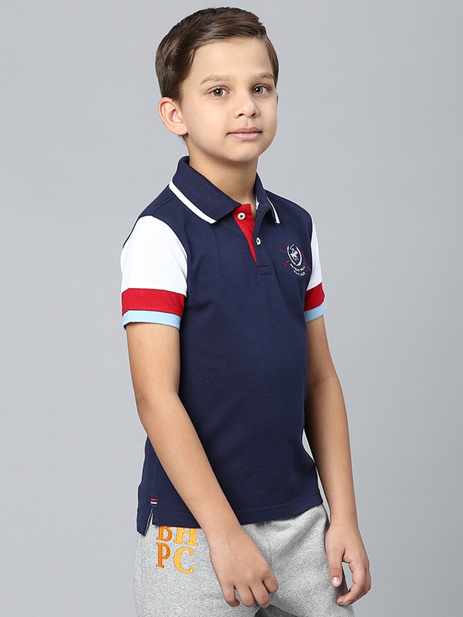 Boys Logo Detail Polo T-Shirt