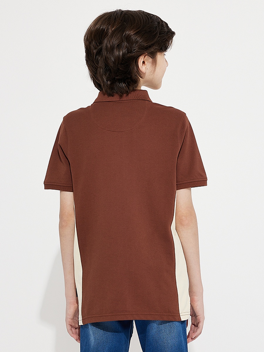 Boys Logo Detail Polo T-Shirt