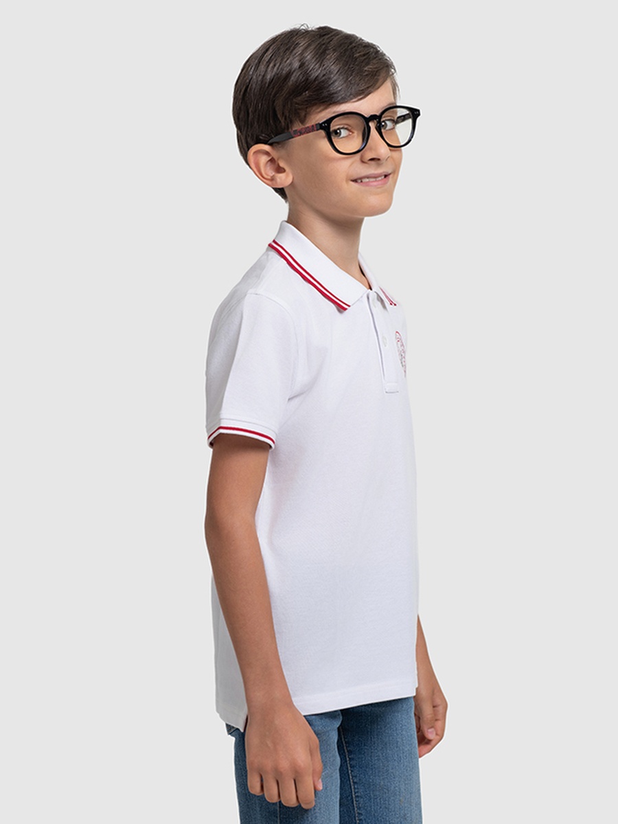 Boys Logo Detail Polo T-Shirt