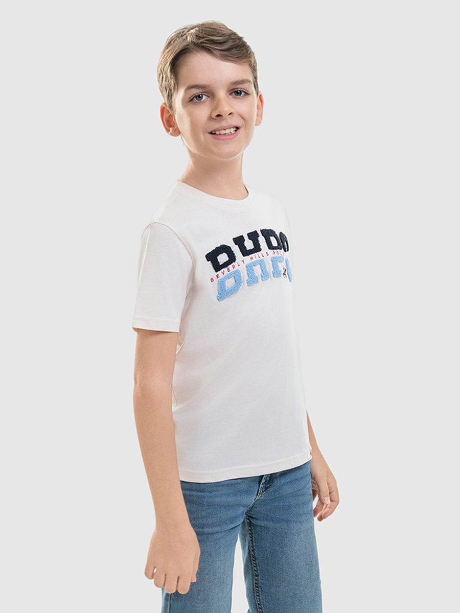 Boys Regular Fit Applique Detail T-Shirt