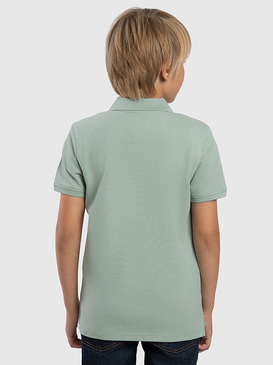 Boys Regular Fit Solid Polo T-Shirt