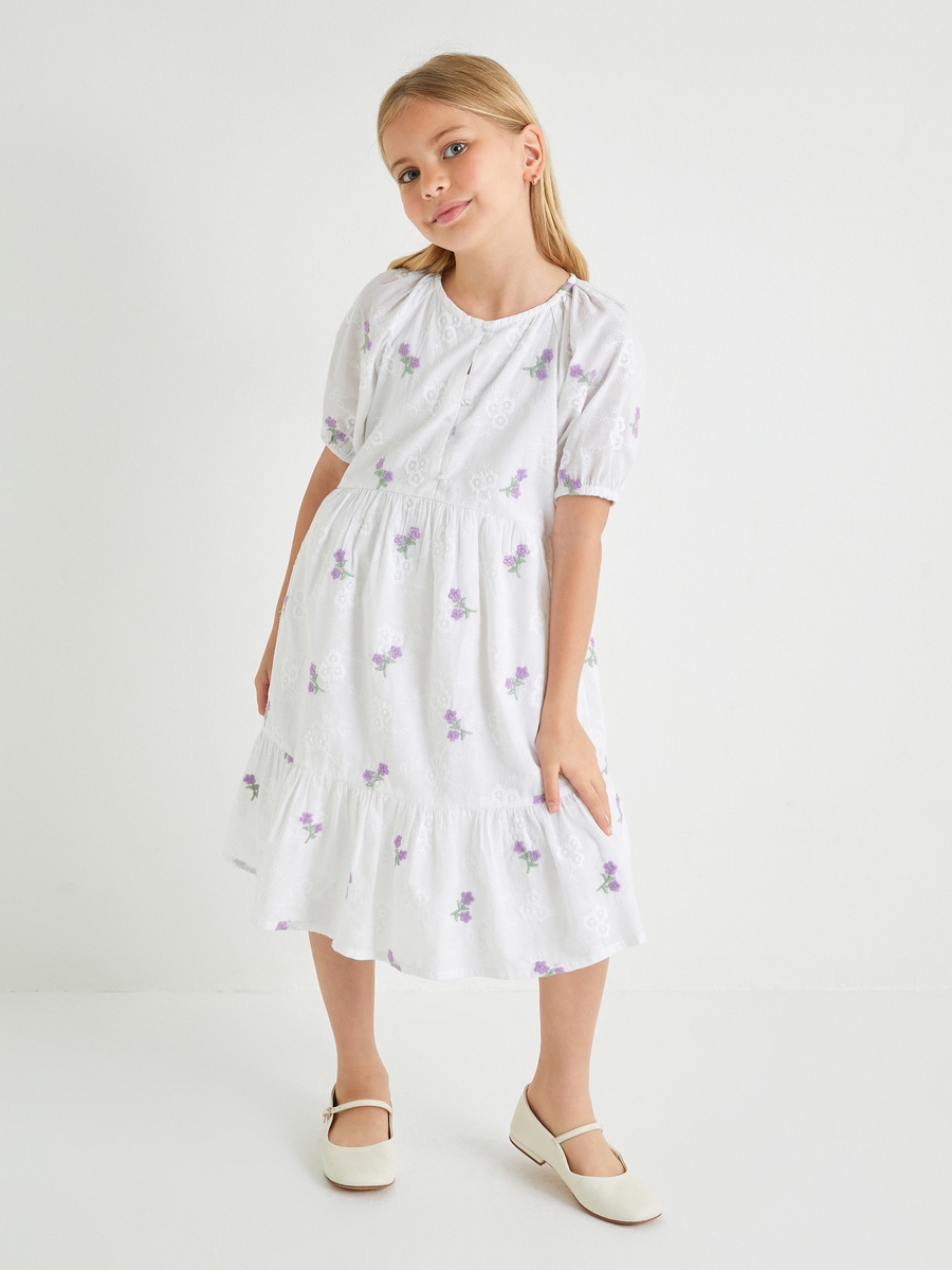 Cotton Floral Dress