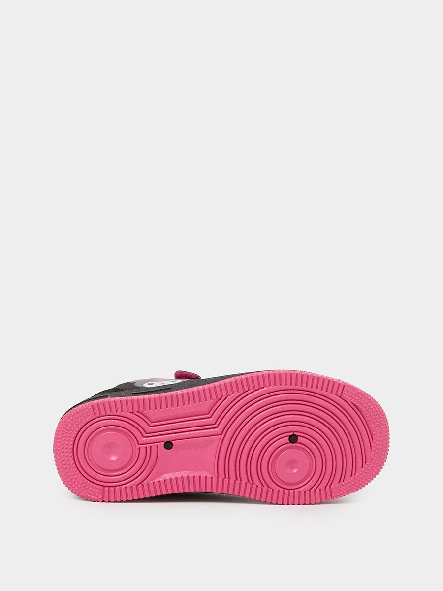 Girls Kuromi Black Hook and Loop Sneakers
