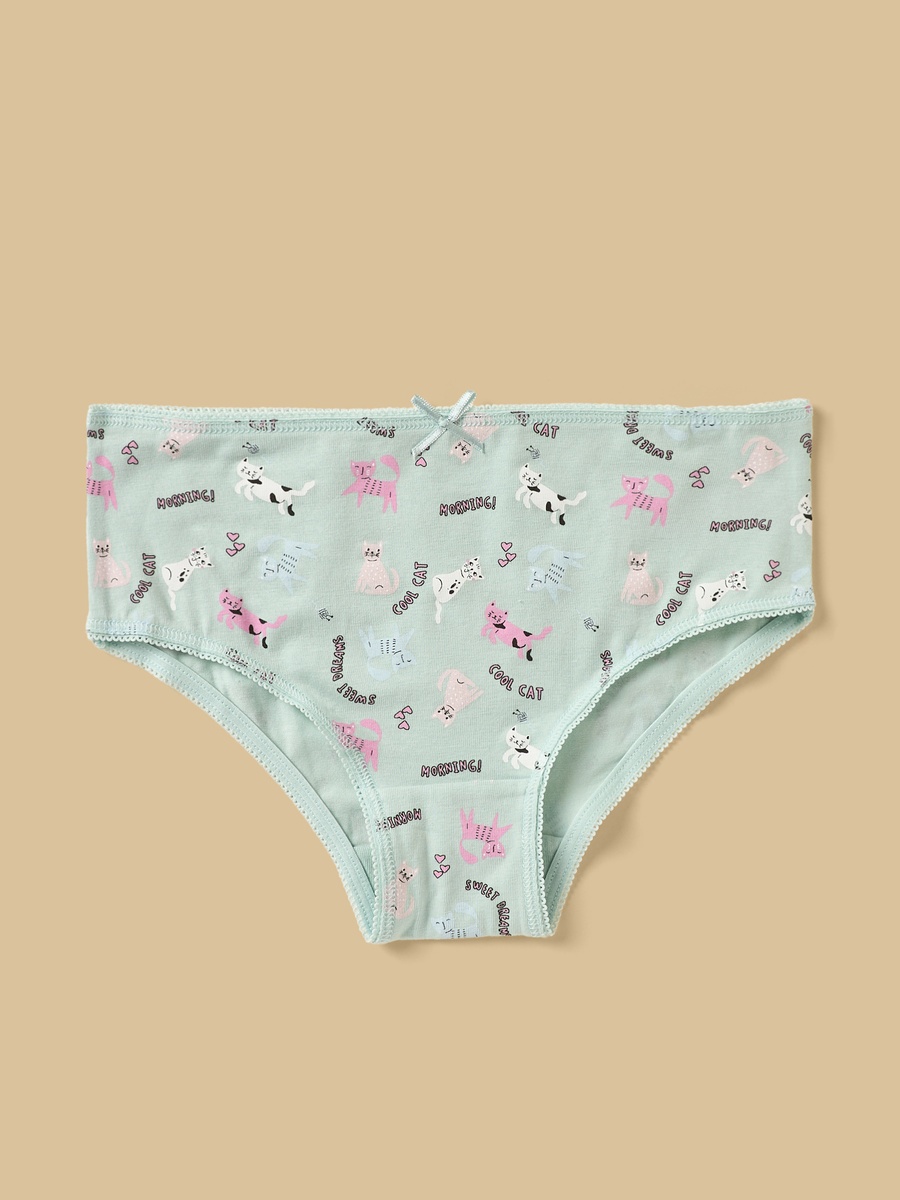 Pack of 5 - Cat Print Briefs