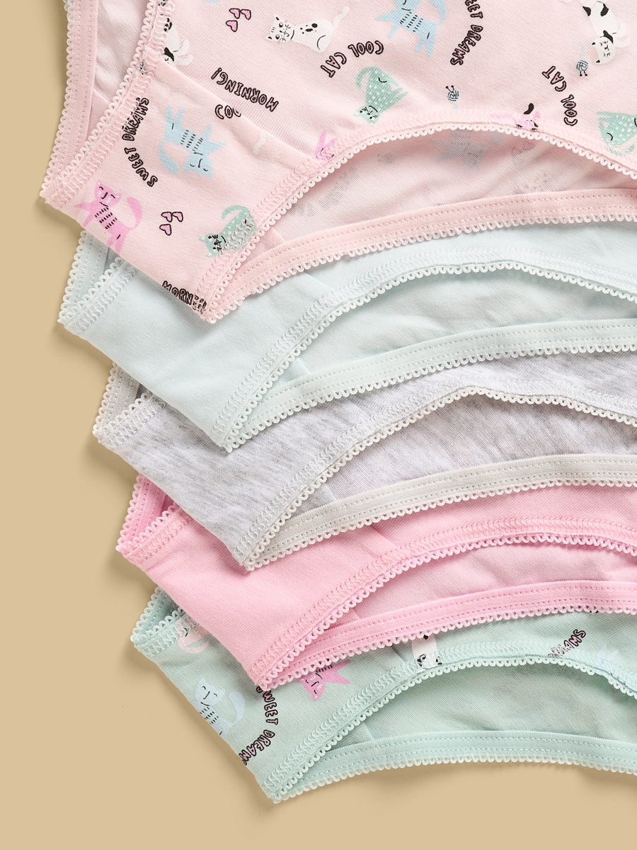 Pack of 5 - Cat Print Briefs