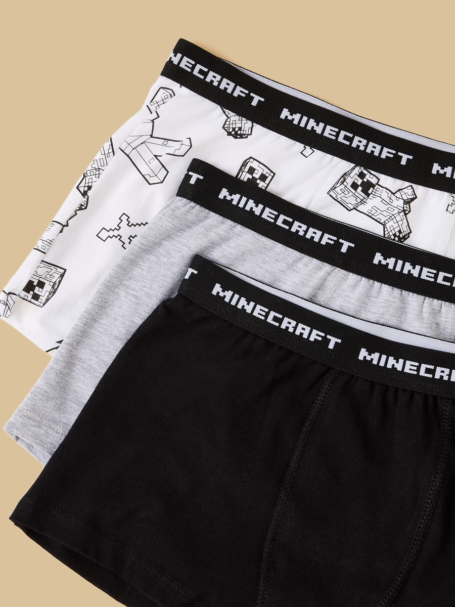 Pack of 3 - Minecraft Print Briefs