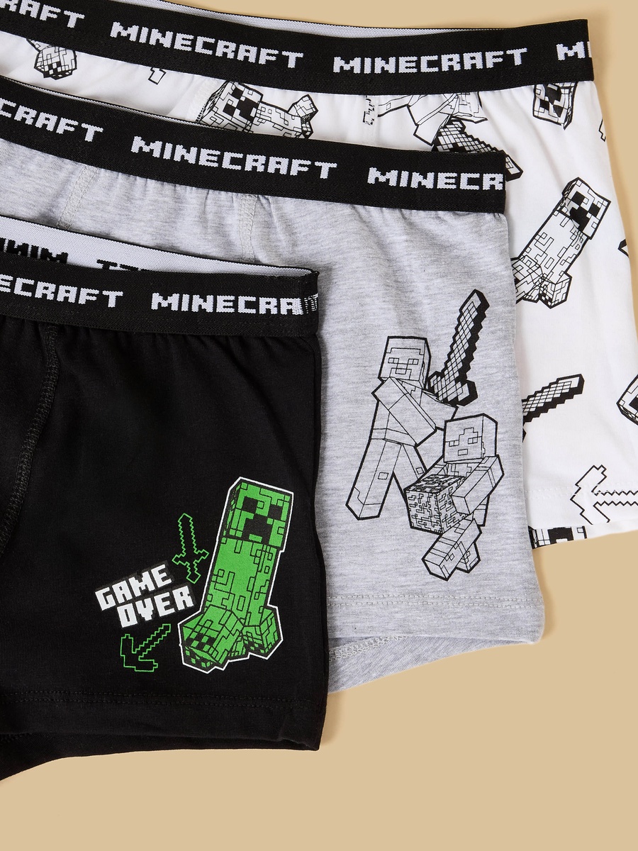 Pack of 3 - Minecraft Print Briefs