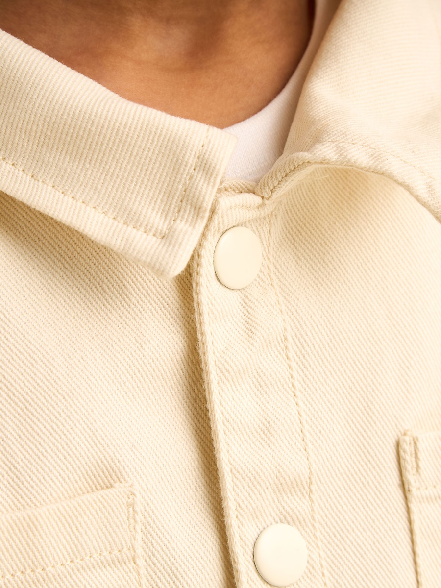 Mickey Mouse Print Cotton Twill Utility Shirt