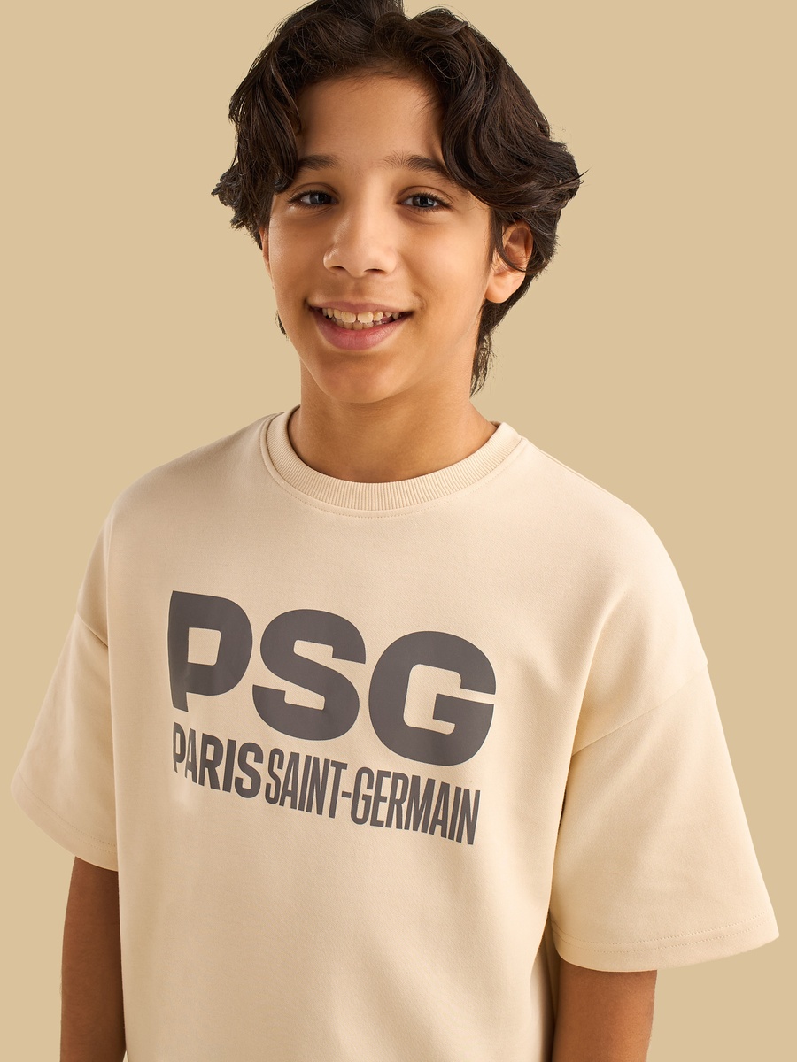 Paris Saint-Germain Print Cotton T-Shirt