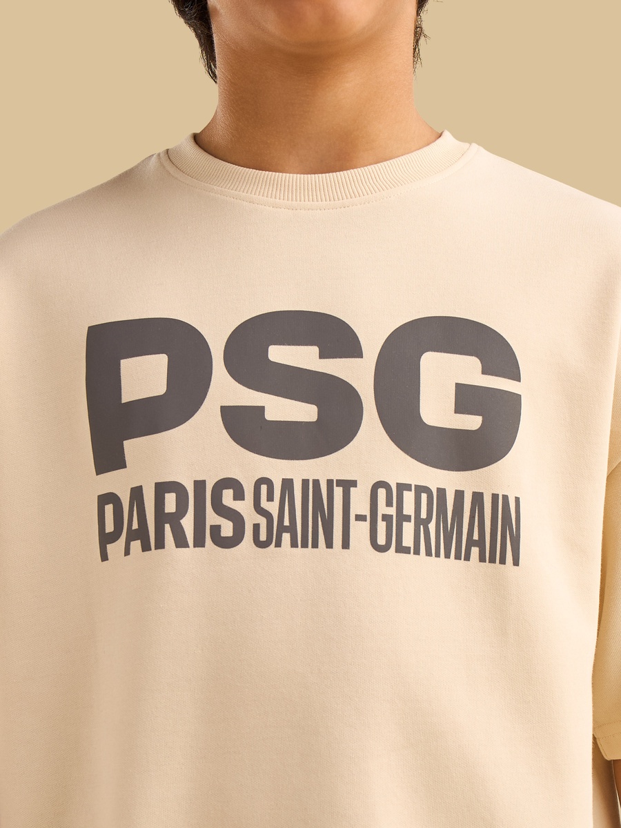 Paris Saint-Germain Print Cotton T-Shirt